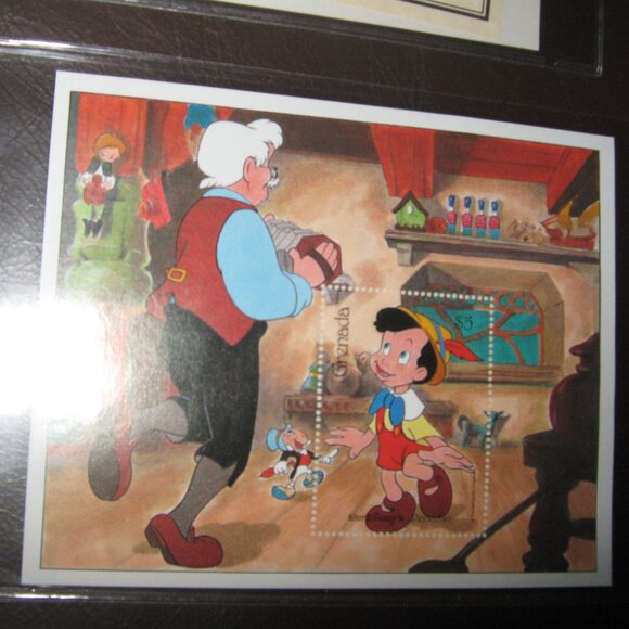 NEW Disney Grenada $5 Stamps Classic Fairy Tales - Six with COA - Picture 10 of 13